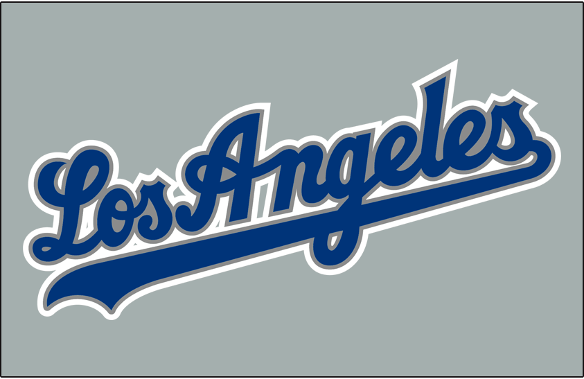 Los Angeles Dodgers 2002-2006 Jersey Logo iron on paper